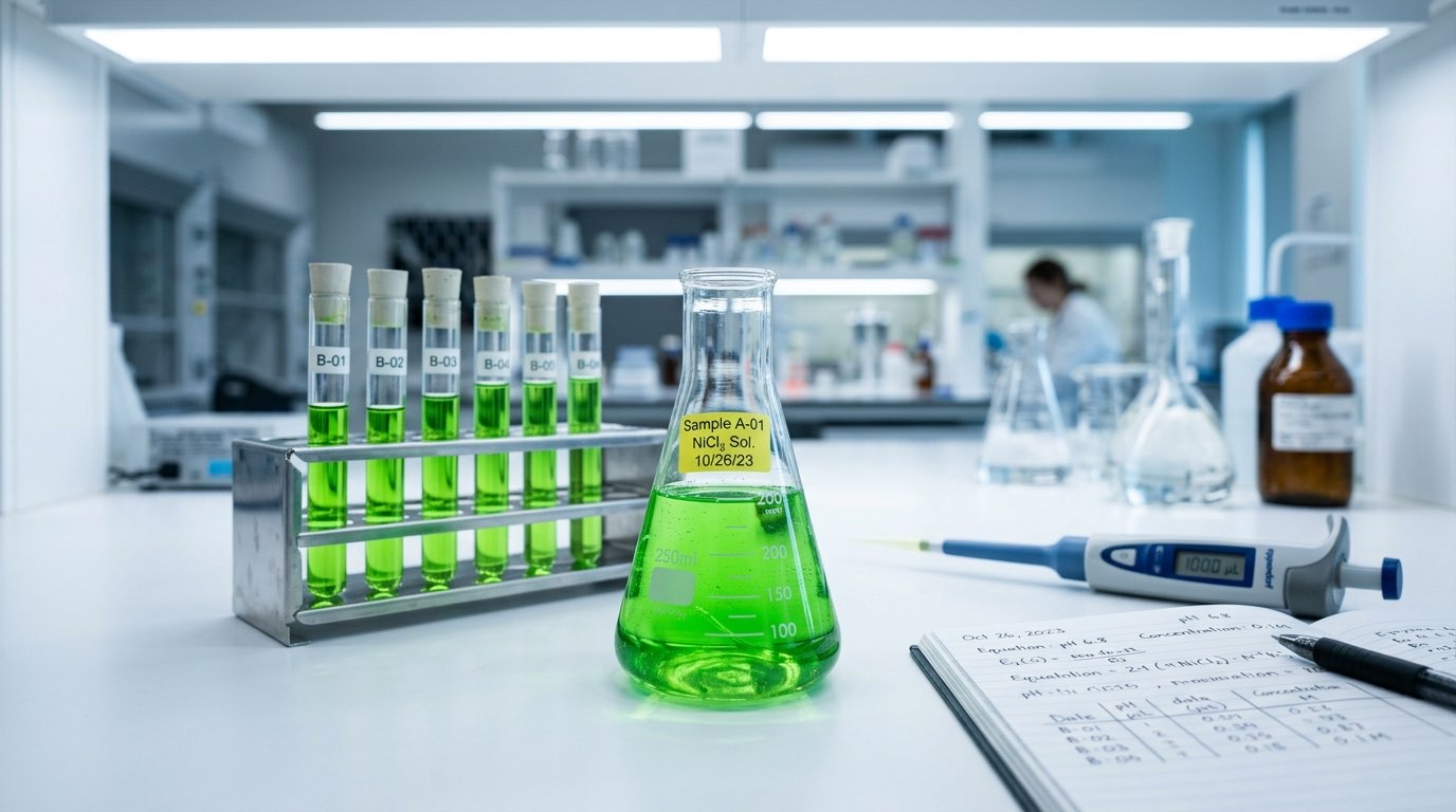 Laboratory research and engineering — scientist working with equipment